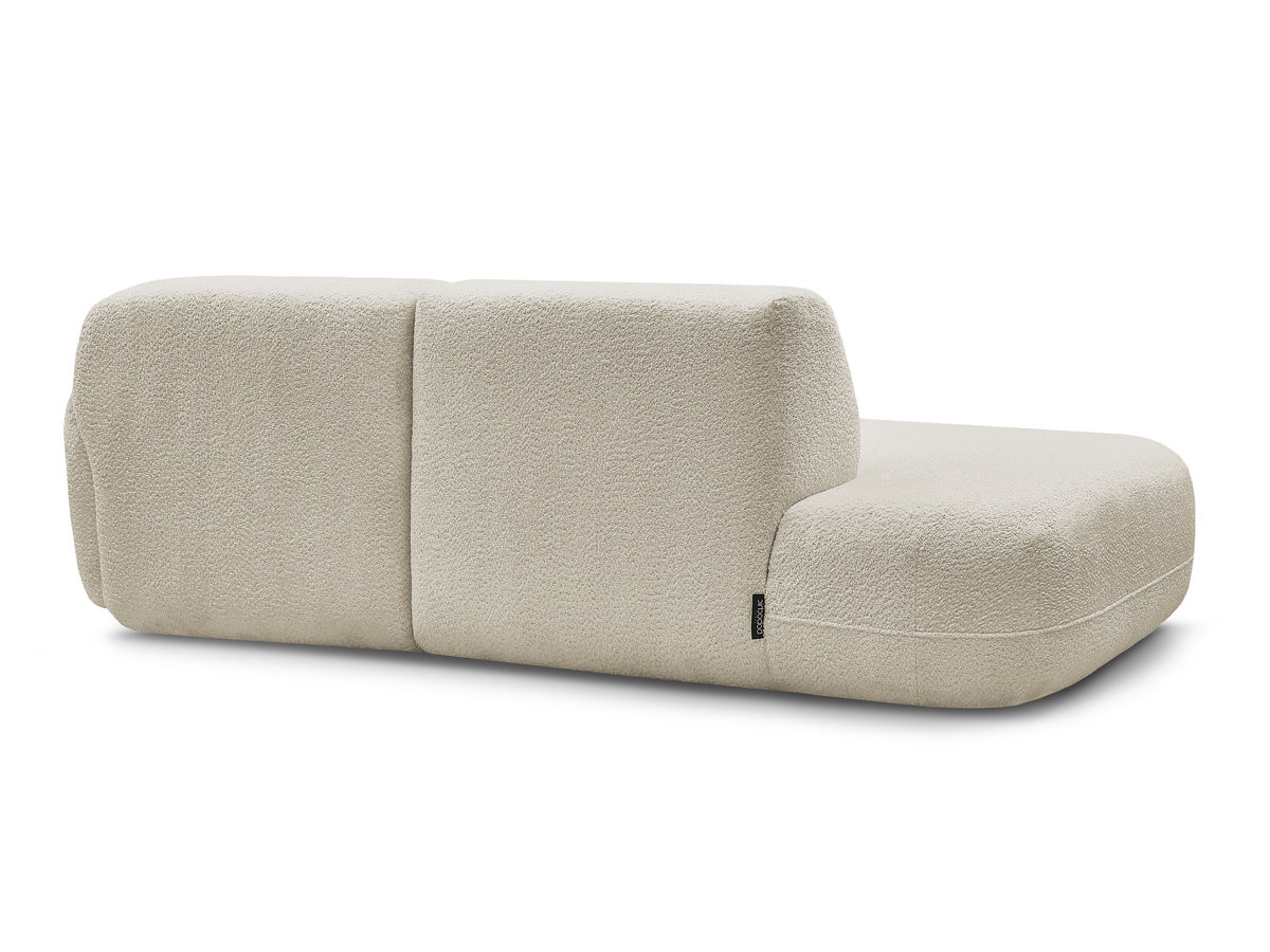 ANDA modulaire hoekbank met vaste hoek, 1 chaise longue en 1 fauteuil.