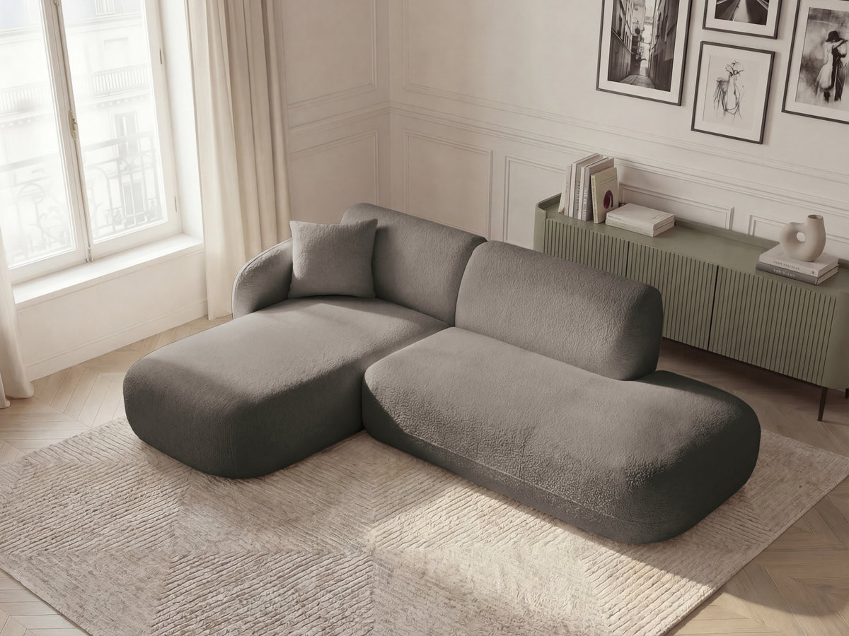 Canapé d'angle modulable ANDA taupe — vue 5