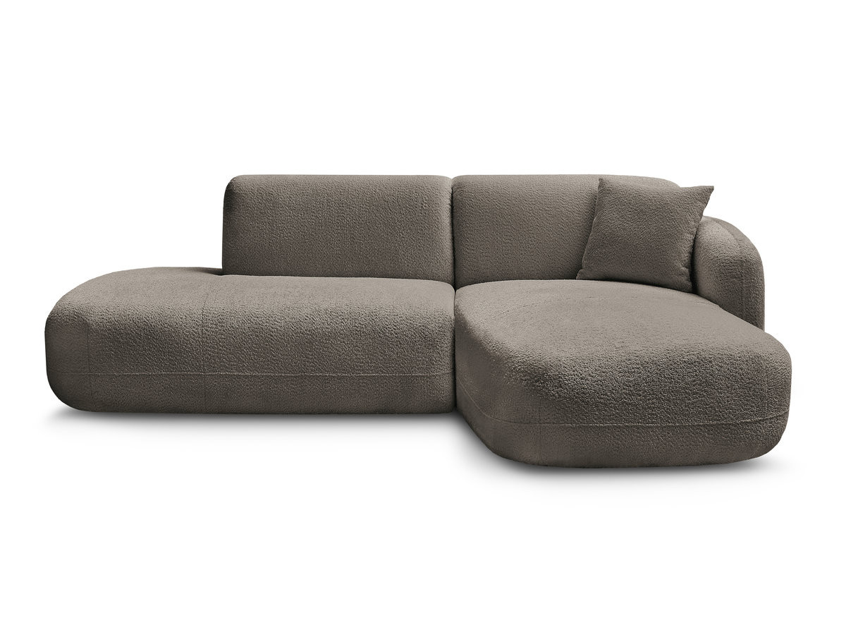 Canapé d'angle fixe modulable ANDA avec 1 méridienne et 1 chauffeuse bout de canapé
