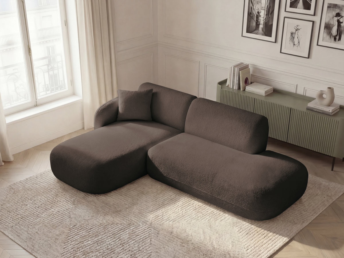 Canapé d'angle modulable ANDA marron — vue 5