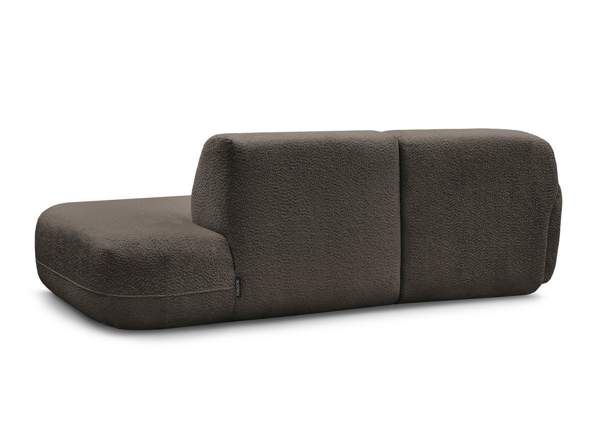 ANDA modulaire hoekbank met vaste hoek, 1 chaise longue en 1 fauteuil.