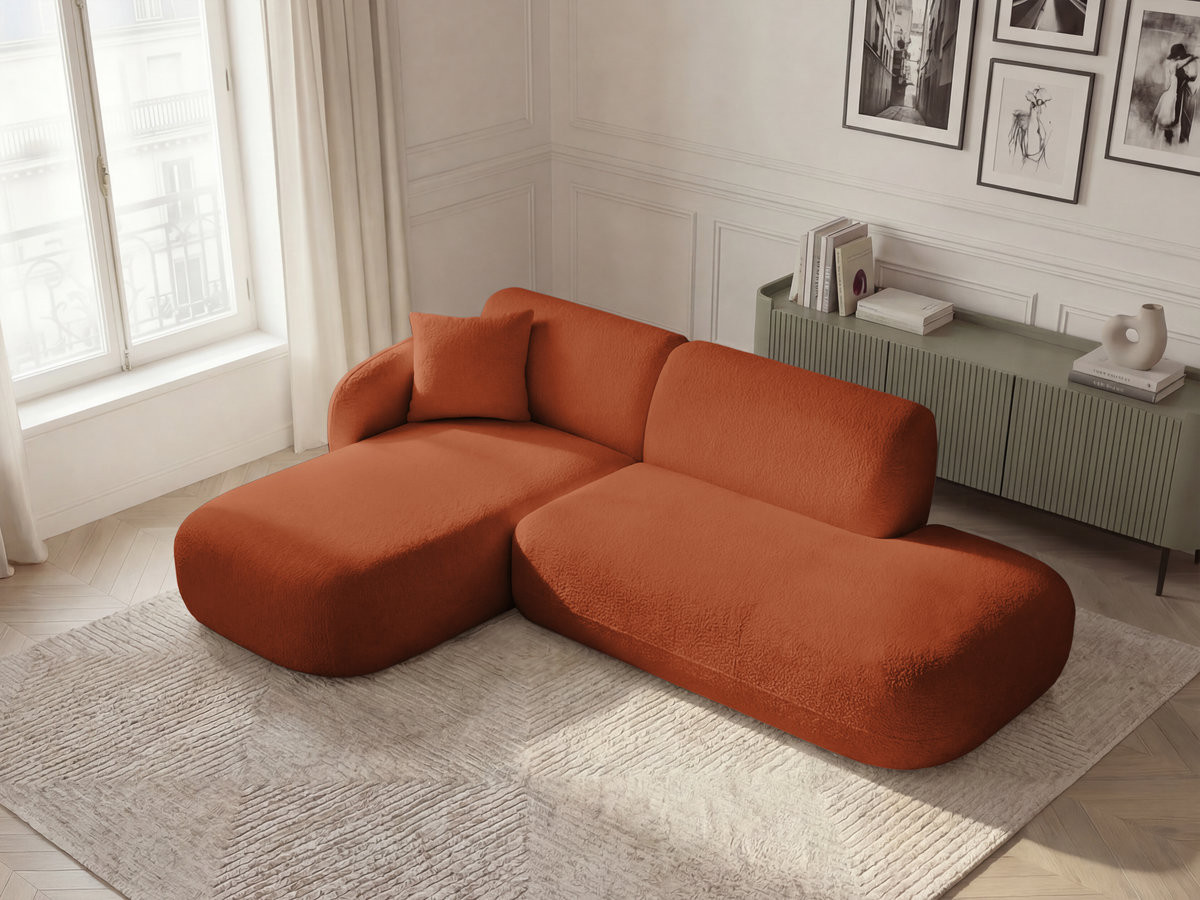 Canapé d'angle modulable ANDA orange — vue 5