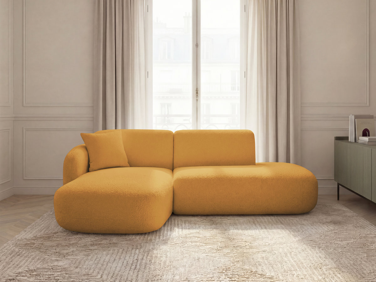 ANDA modulaire hoekbank met vaste hoek, 1 chaise longue en 1 fauteuil.