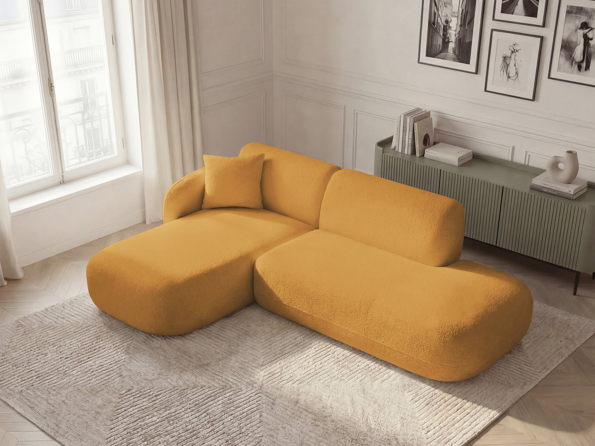 Canapé d'angle modulable ANDA jaune — vue 5