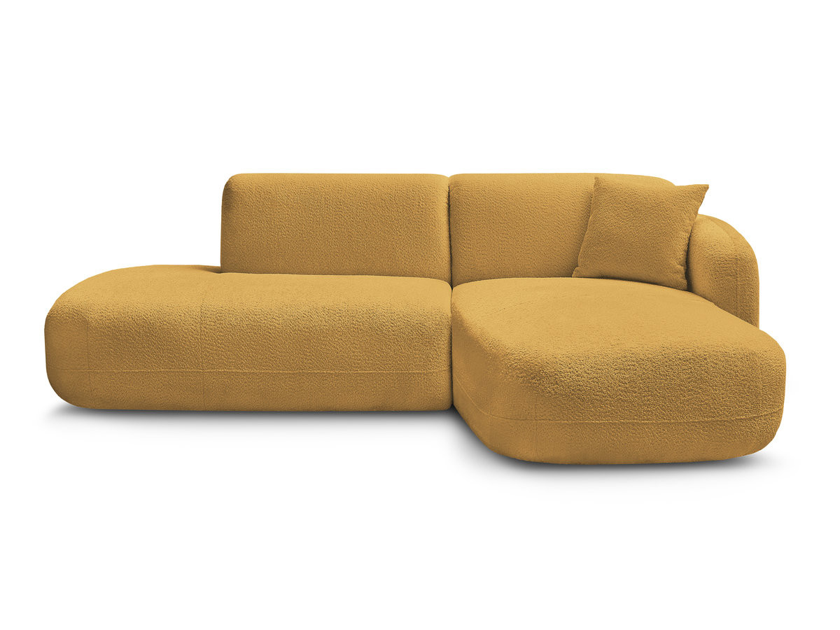 Canapé d'angle fixe modulable ANDA avec 1 méridienne et 1 chauffeuse bout de canapé