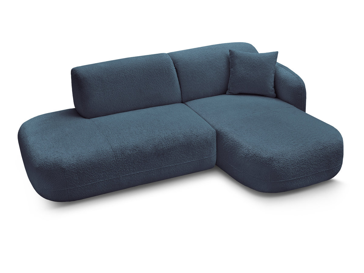 Canapé d'angle fixe modulable ANDA avec 1 méridienne et 1 chauffeuse bout de canapé