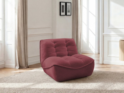 Chauffeuse 1 place pour canapé modulable SERENA tissu chiné
