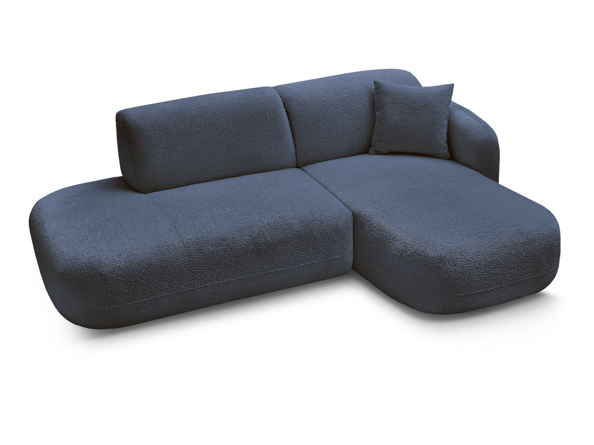 Canapé d'angle fixe modulable ANDA avec 1 méridienne et 1 chauffeuse bout de canapé