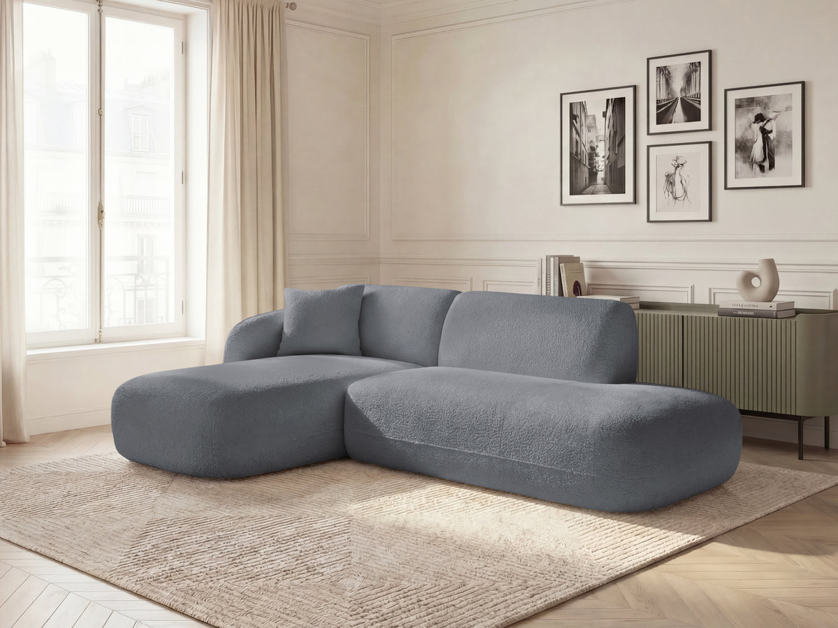 ANDA modulaire hoekbank met vaste hoek, 1 chaise longue en 1 fauteuil.