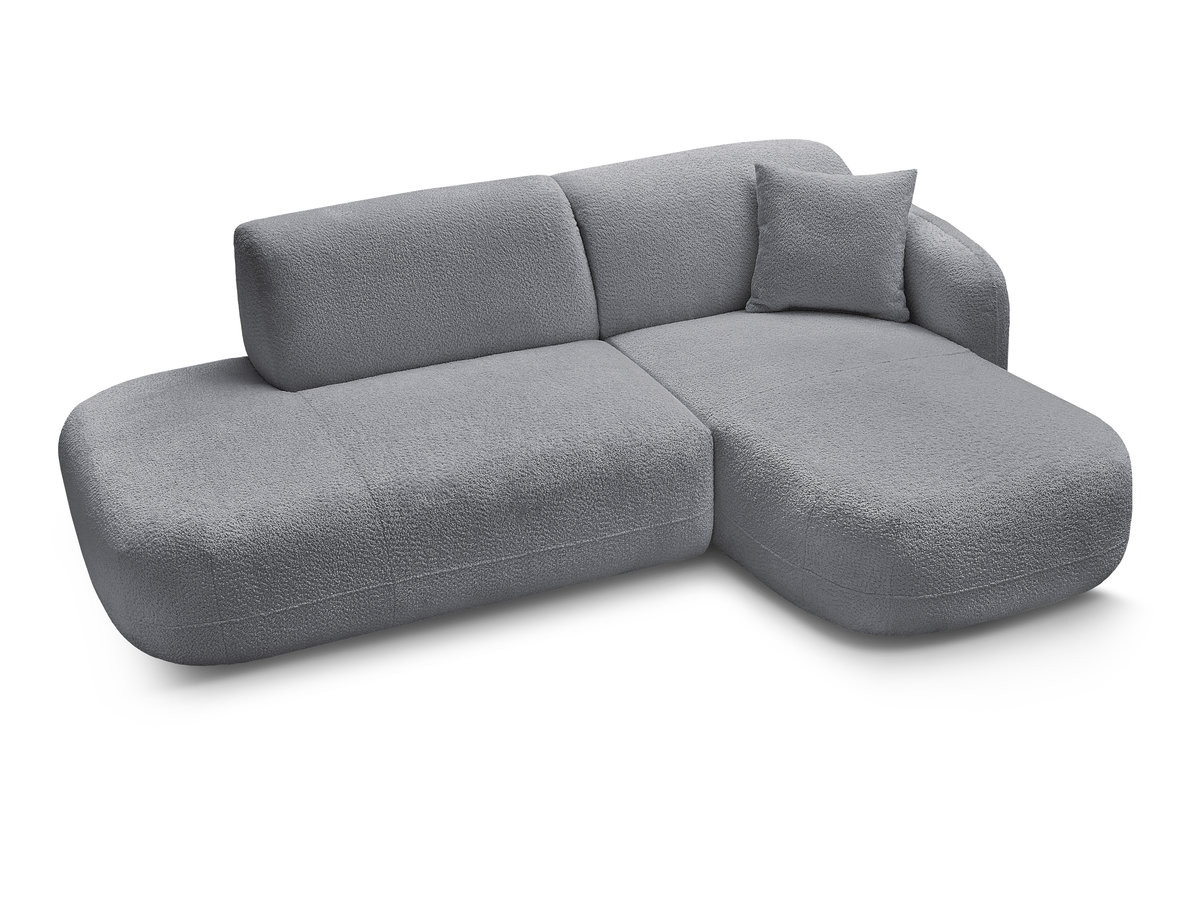 Canapé d'angle fixe modulable ANDA avec 1 méridienne et 1 chauffeuse bout de canapé