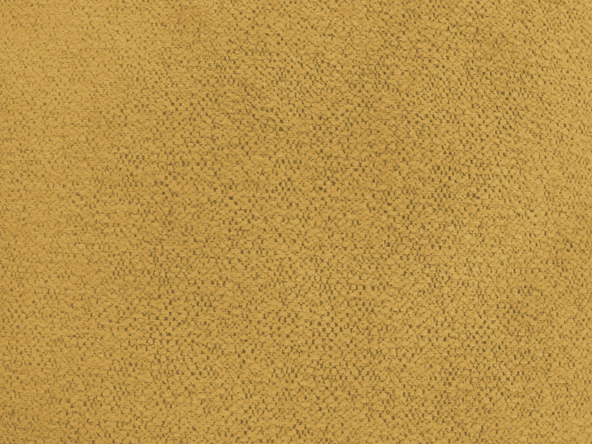 Canapé d'angle fixe modulable SERENA tissu chiné avec pouf