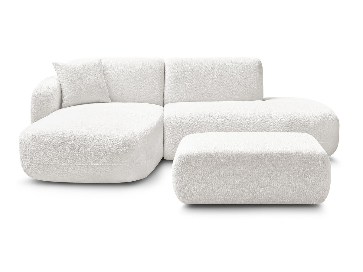 Canapé d'angle modulable ANDA blanc — vue 6