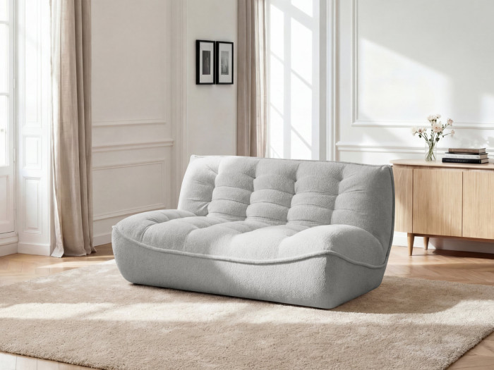 Chauffeuse 2 places pour canapé modulable SERENA tissu chiné