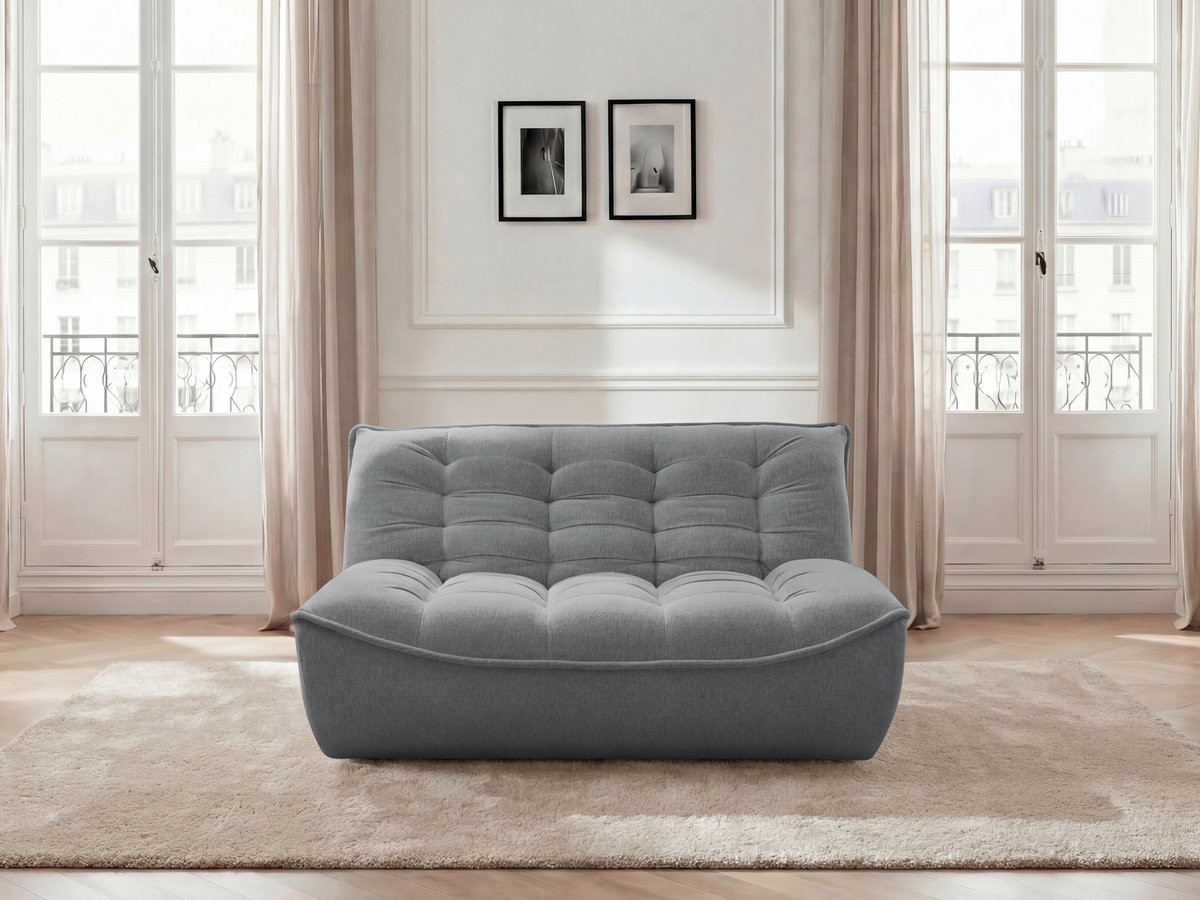 Chauffeuse 2 places pour canapé modulable SERENA tissu chiné