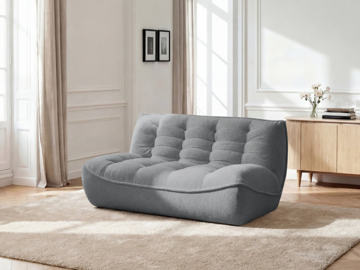 Chauffeuse 2 places pour canapé modulable SERENA tissu chiné