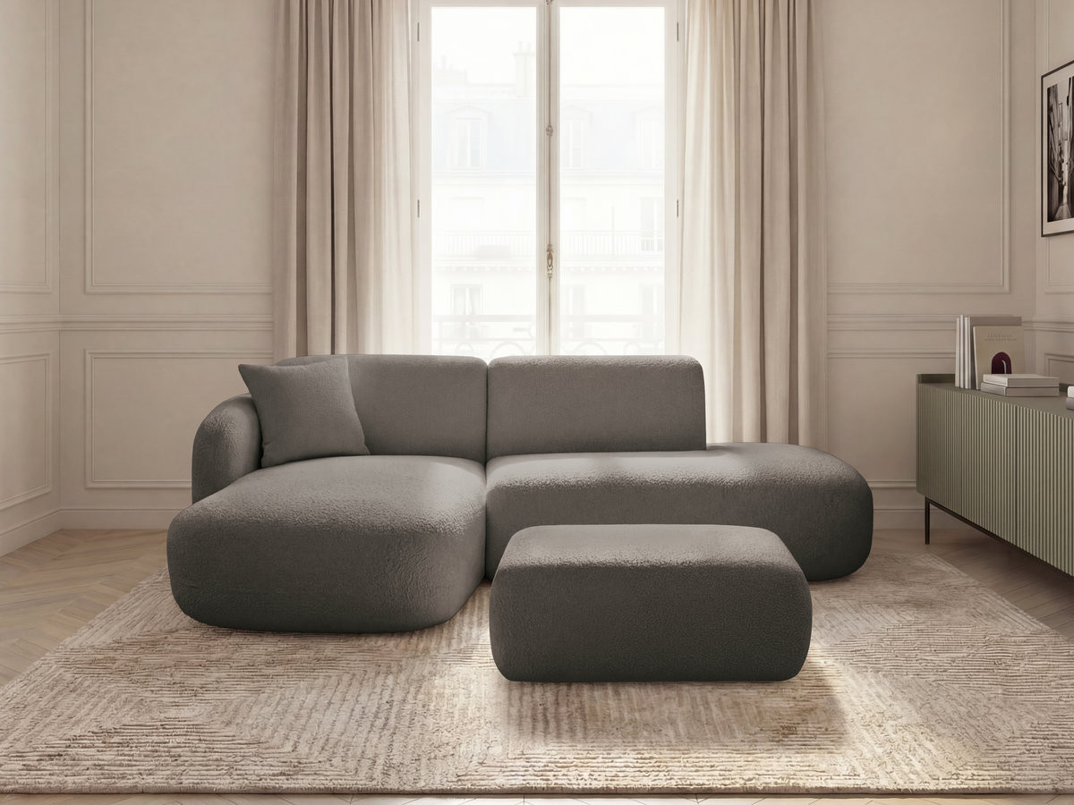 Canapé d'angle modulable ANDA taupe — vue 4