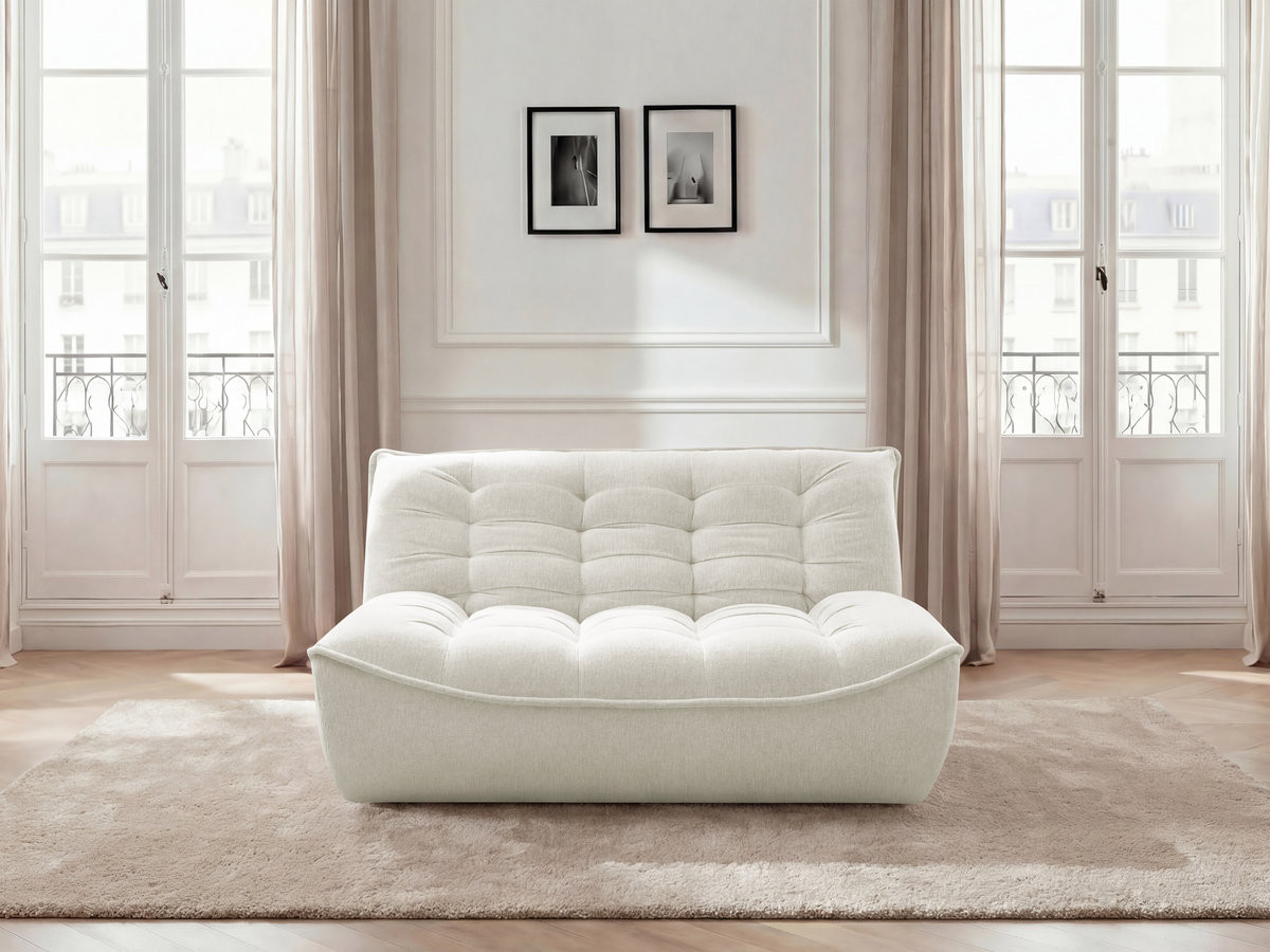 Chauffeuse 2 places pour canapé modulable SERENA tissu chiné