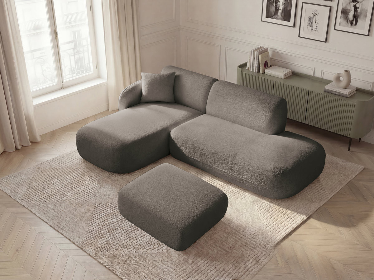 Canapé d'angle modulable ANDA taupe — vue 5