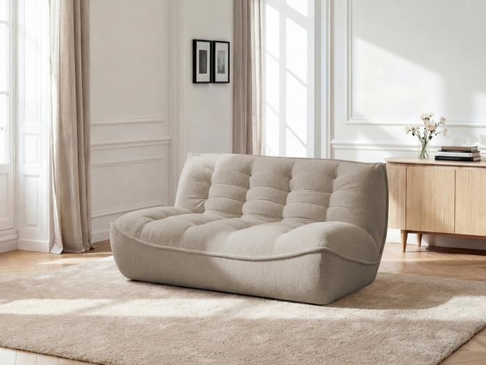 Chauffeuse 2 places pour canapé modulable SERENA tissu chiné