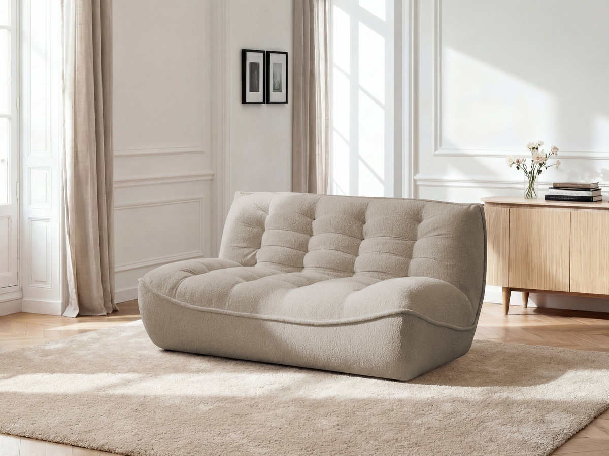 Chauffeuse 2 places pour canapé modulable SERENA tissu chiné