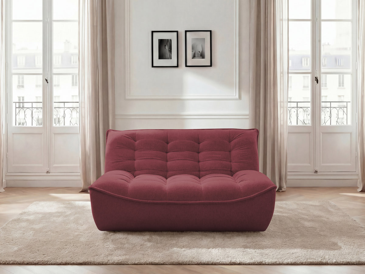 Chauffeuse 2 places pour canapé modulable SERENA tissu chiné