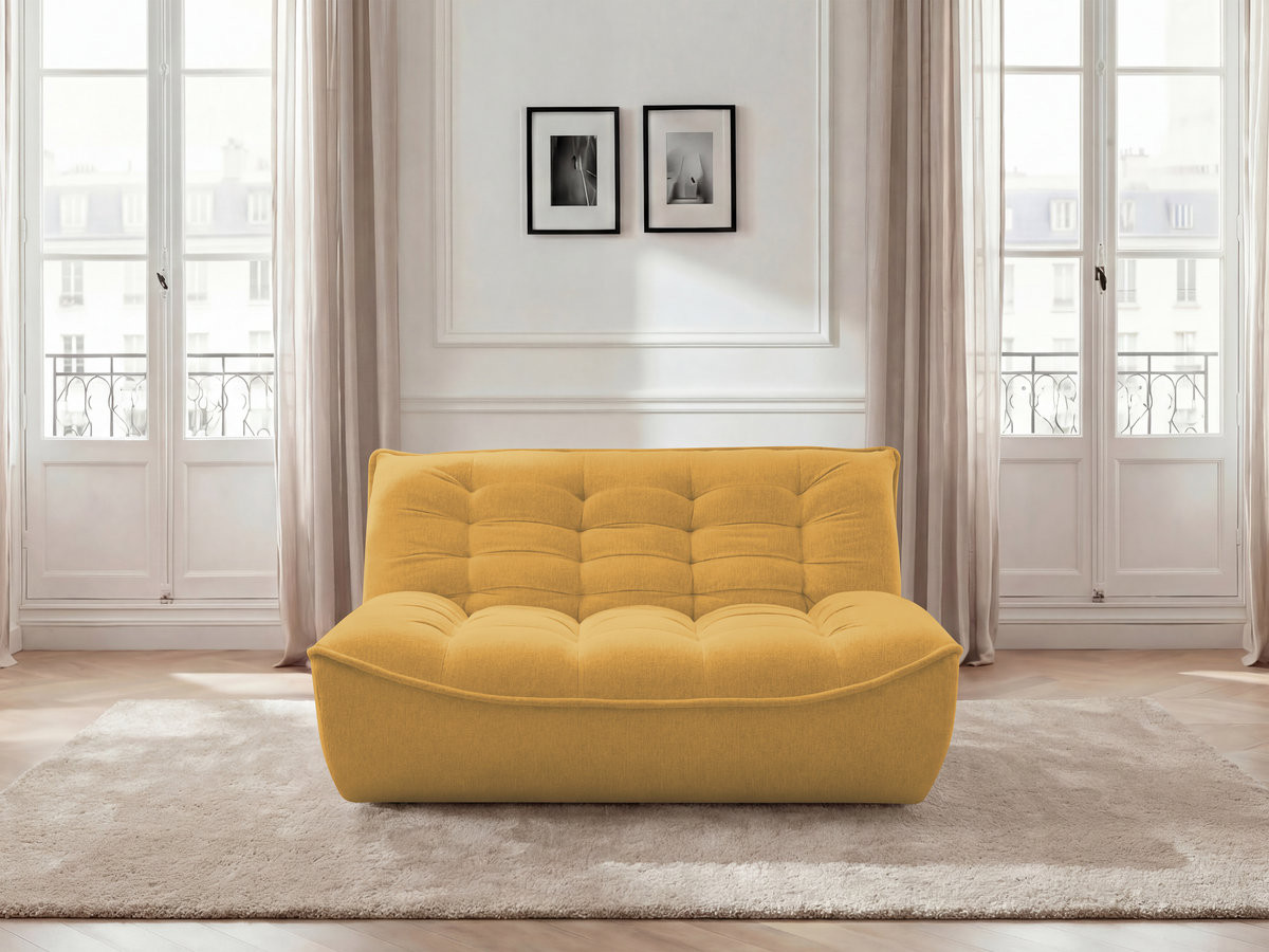 Chauffeuse 2 places pour canapé modulable SERENA tissu chiné