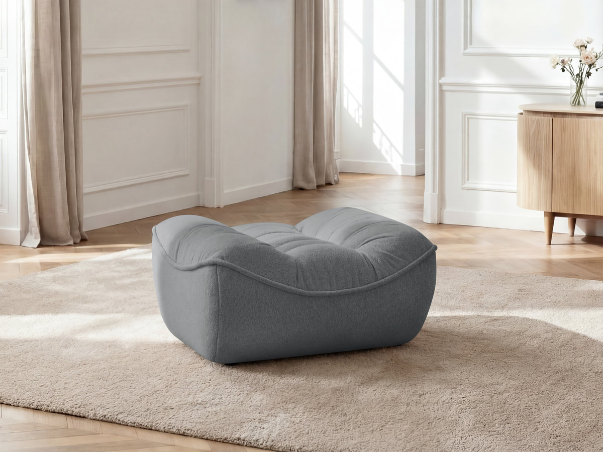 Pouf SERENA tissu chiné