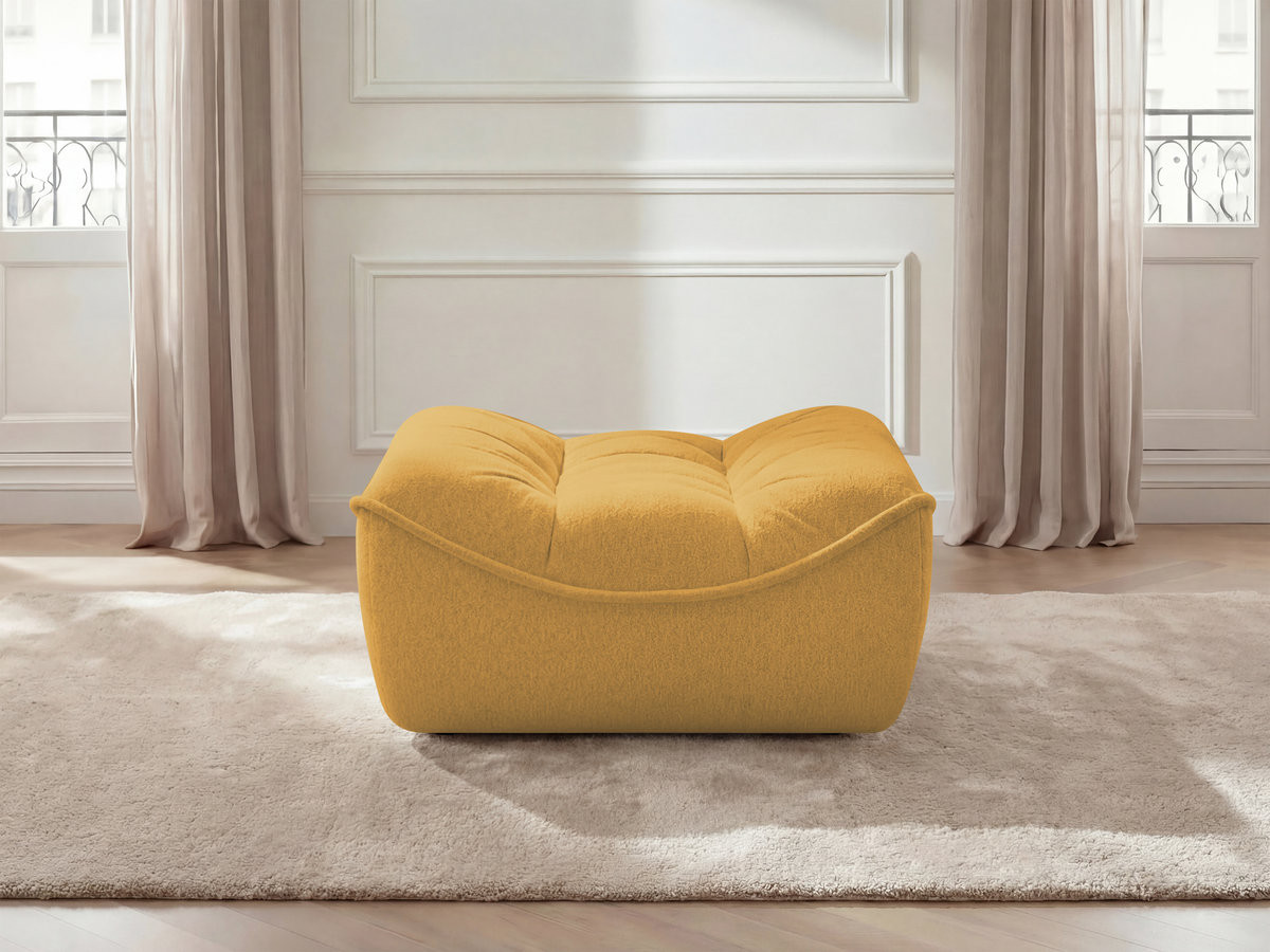 Pouf SERENA tissu chiné