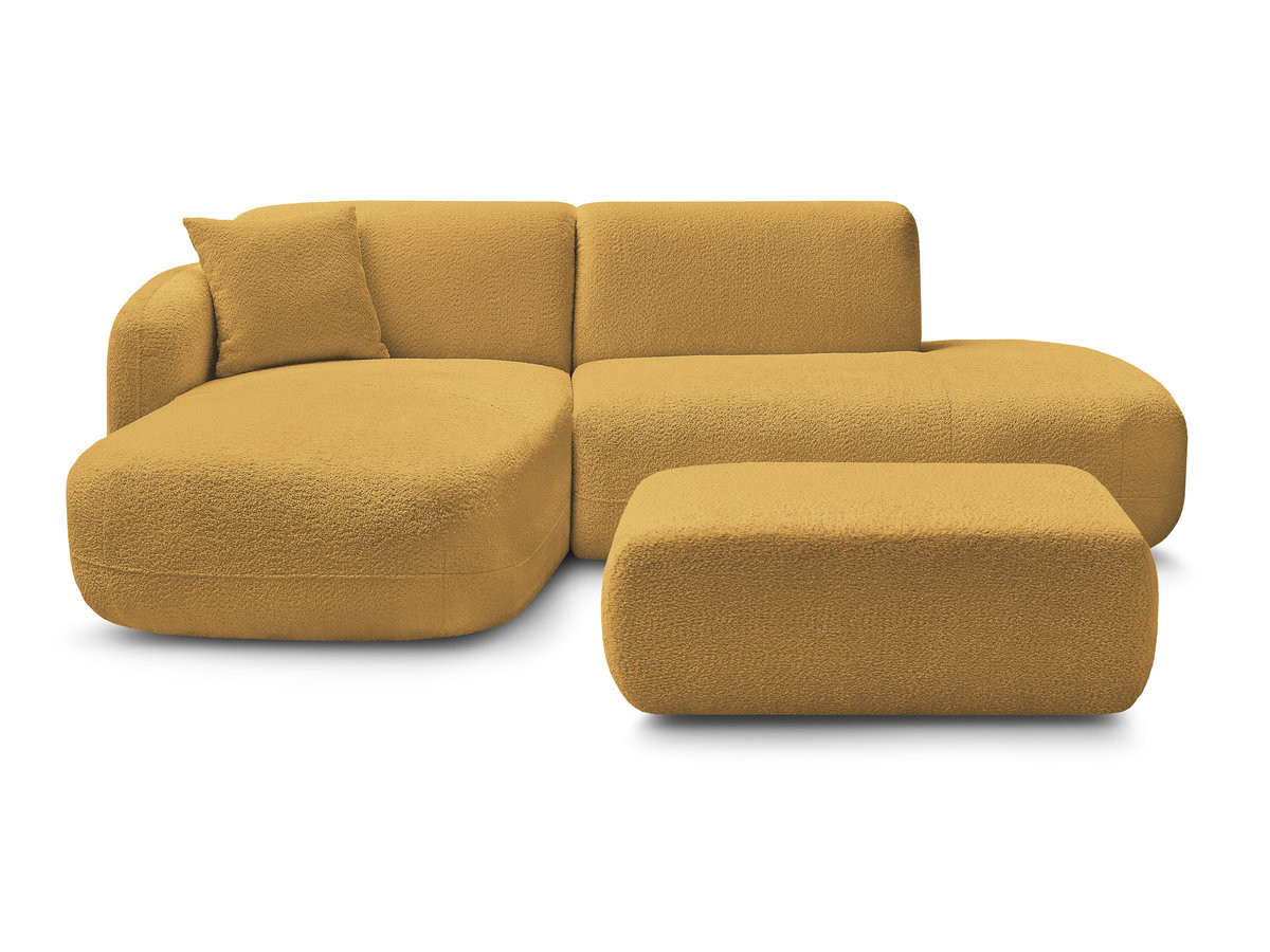 Canapé d'angle modulable ANDA jaune — vue 6