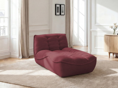 Méridienne pour canapé modulable SERENA tissu chiné