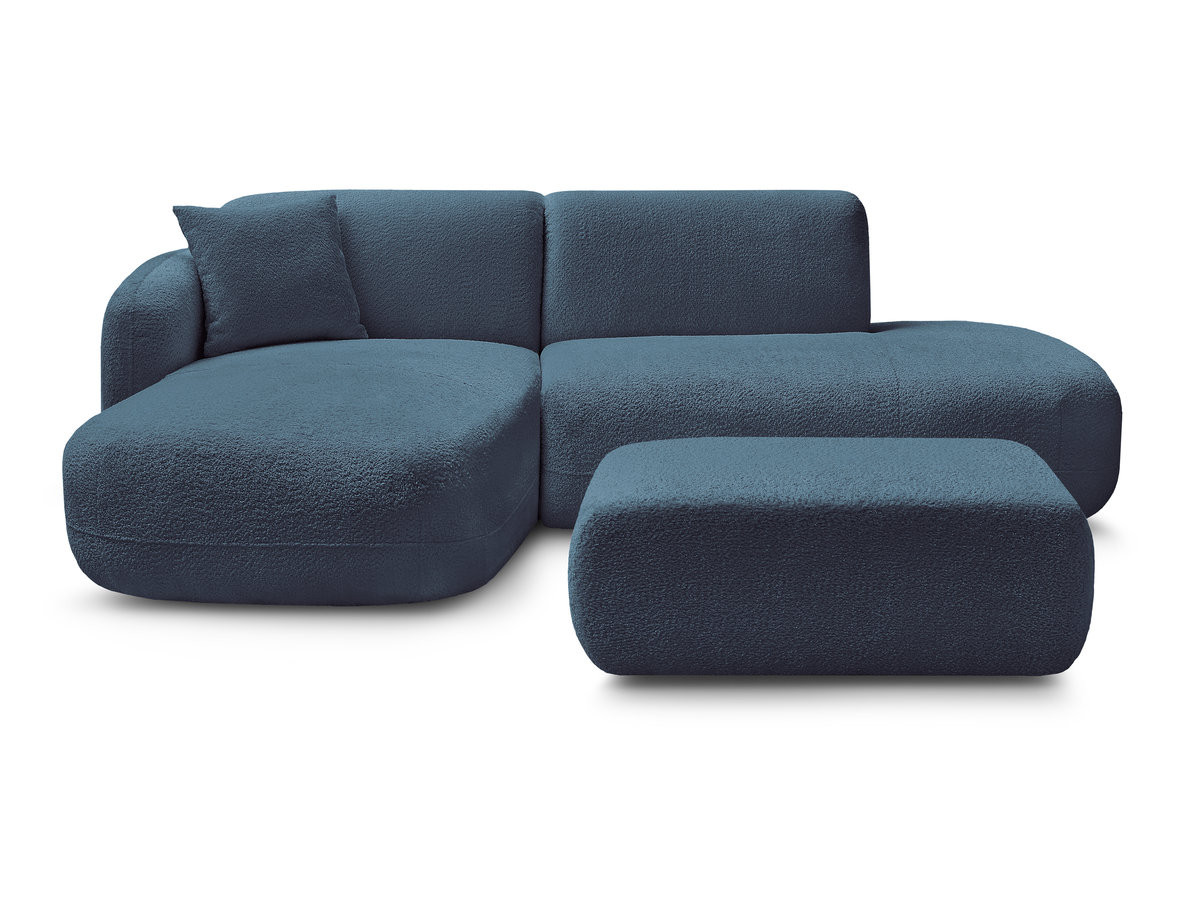 Canapé d'angle modulable ANDA bleu clair — vue 6