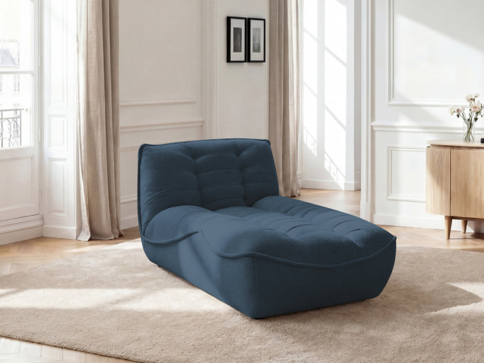 Méridienne pour canapé modulable SERENA tissu chiné