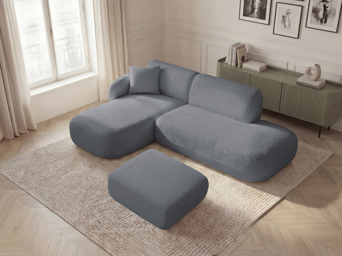 Canapé d'angle modulable ANDA gris — vue 5