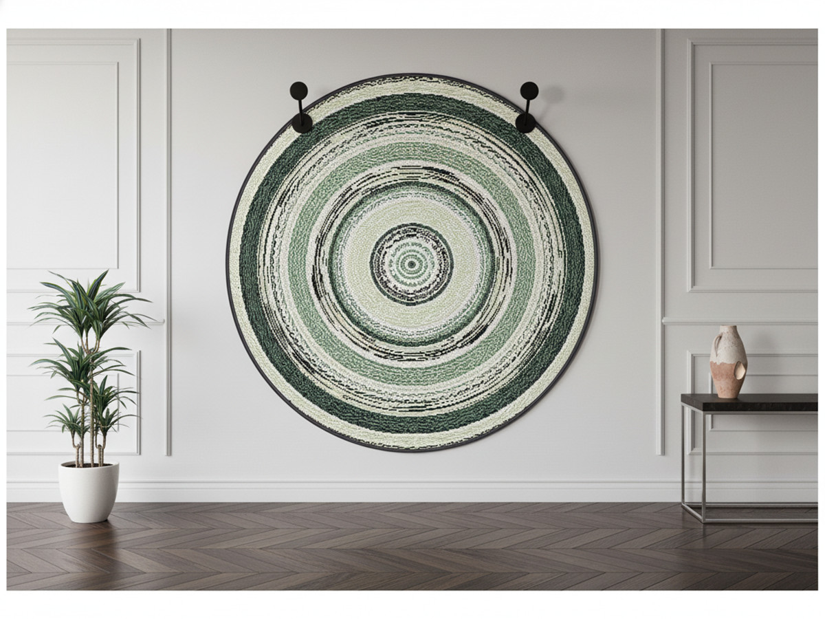 IVY laagpolig vloerkleed met vintage patroon