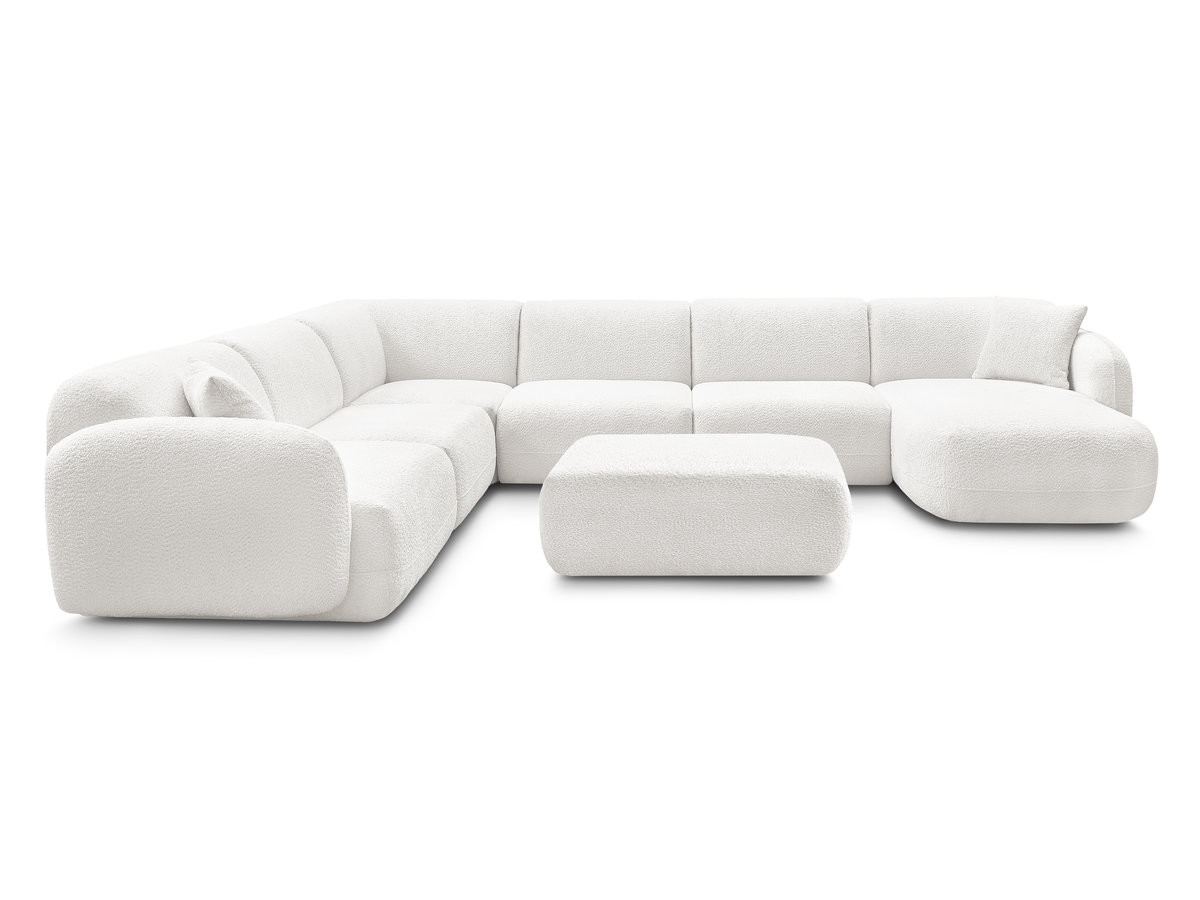 Canapé panoramique modulable ANDA blanc — vue 6