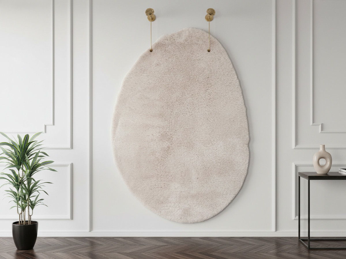 Tapis poils long COLBY uni