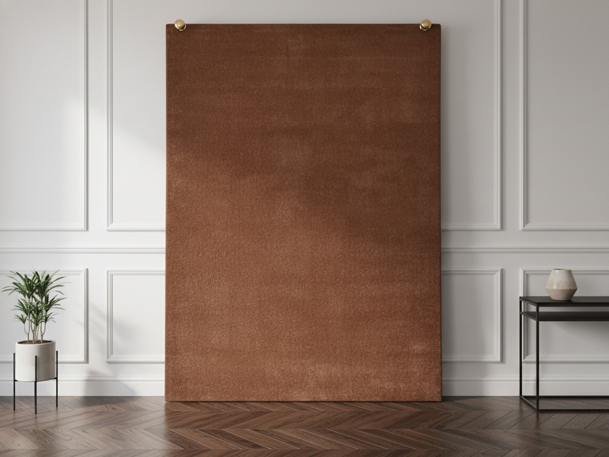 Tapis poils ras LAORA uni