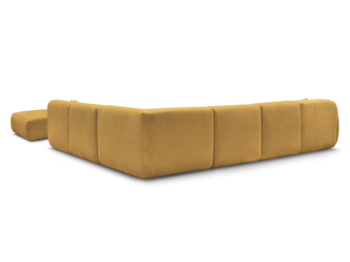 ANDA modulaire vaste panoramabank met 4 fauteuils, 1 chaise longue, 1 hoekelement en 1 poef.