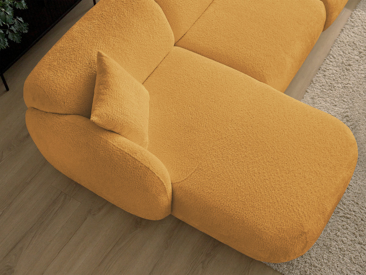 ANDA modulaire vaste panoramabank met 4 fauteuils, 1 chaise longue, 1 hoekelement en 1 poef.