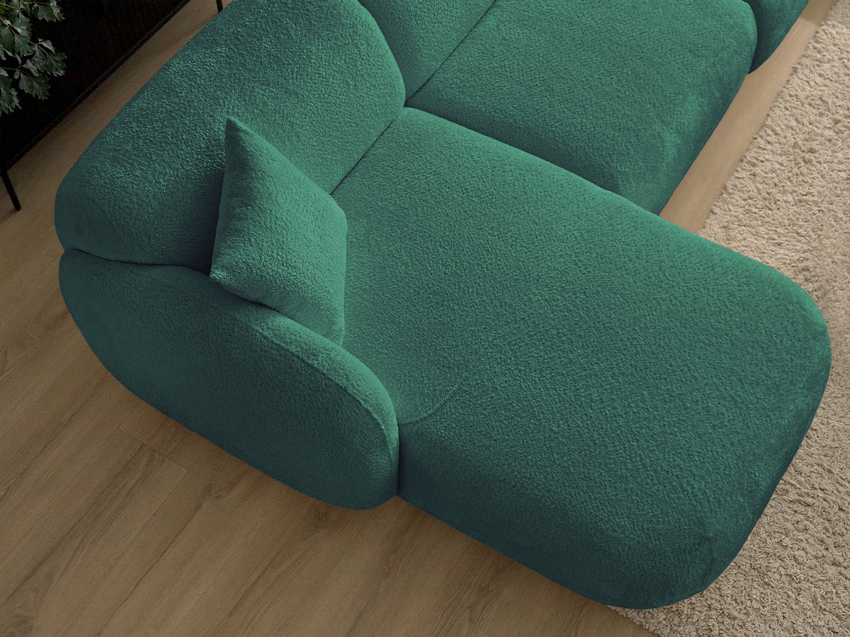 ANDA modulaire vaste panoramabank met 4 fauteuils, 1 chaise longue, 1 hoekelement en 1 poef.