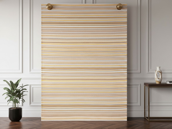 Tapis poils ras GNATA motif abstrait