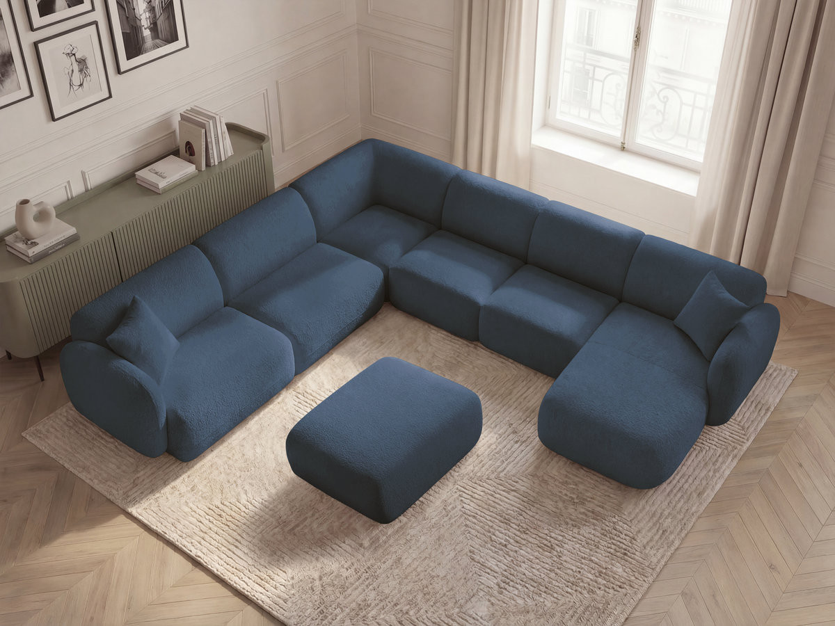 Canapé panoramique modulable ANDA bleu foncé — vue 5