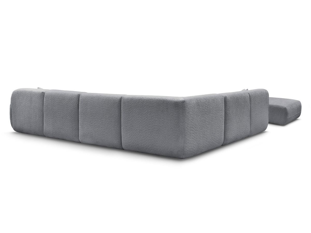 ANDA modulaire vaste panoramabank met 4 fauteuils, 1 chaise longue, 1 hoekelement en 1 poef.