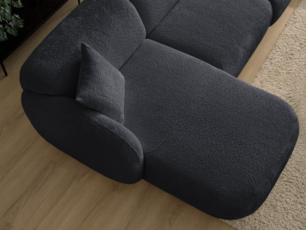 Canapé panoramique fixe modulable ANDA avec 4 chauffeuses, 1 méridienne, 1 angle et 1 pouf