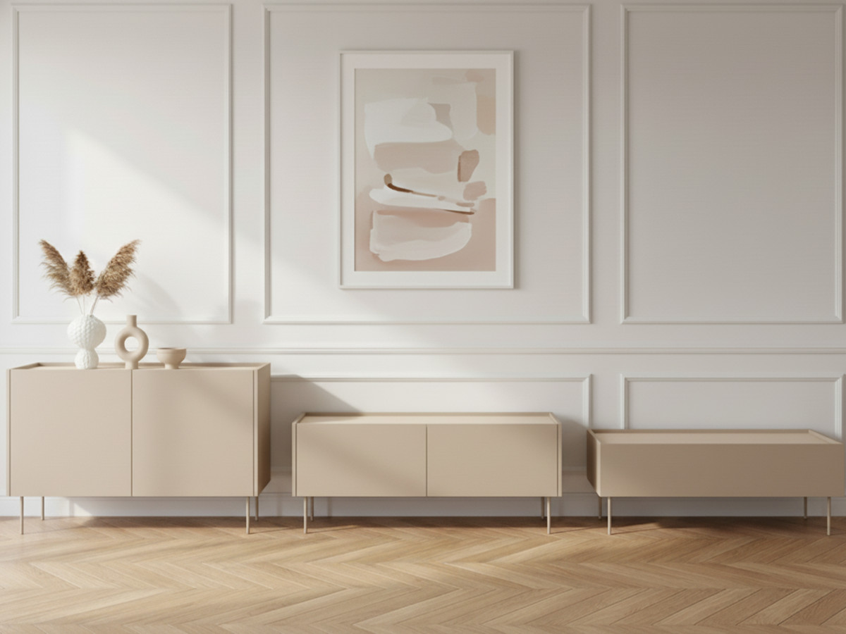 ATLAS set met 120 cm dressoir + 120 cm tv-meubel + 120 cm salontafel