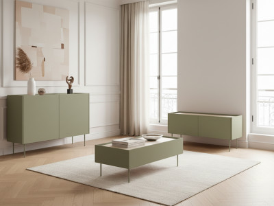 Ensemble ATLAS avec buffet 120 cm + meuble TV 120 cm + table basse 120 cm