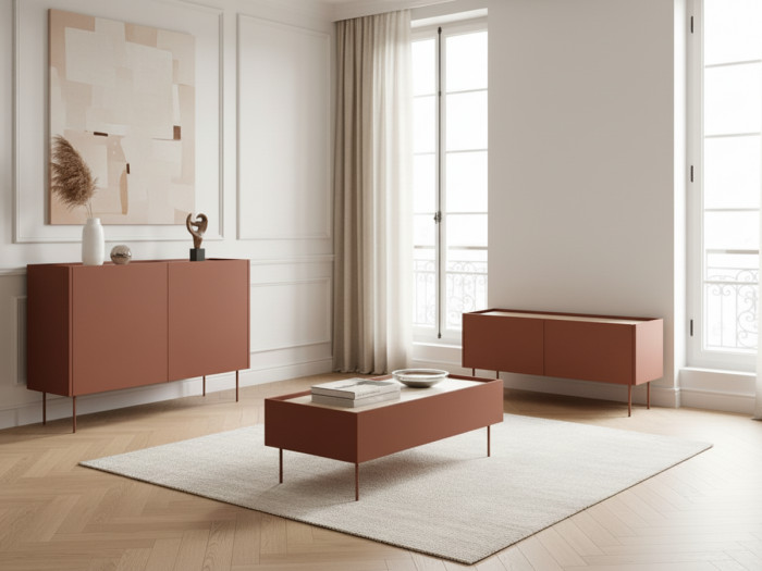 Ensemble ATLAS avec buffet 120 cm + meuble TV 120 cm + table basse 120 cm