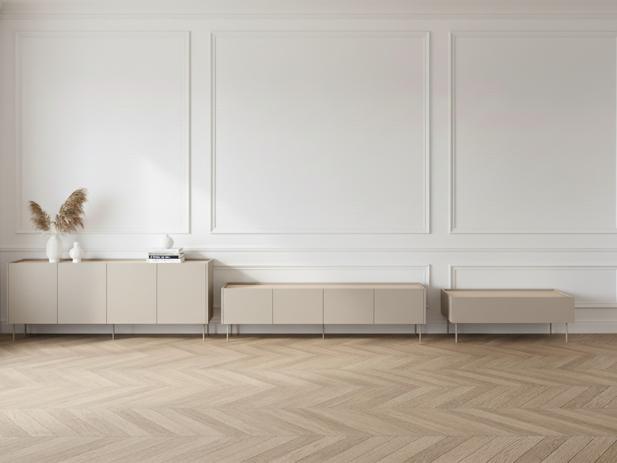 ATLAS set met 220 cm dressoir + 220 cm tv-meubel + 120 cm salontafel