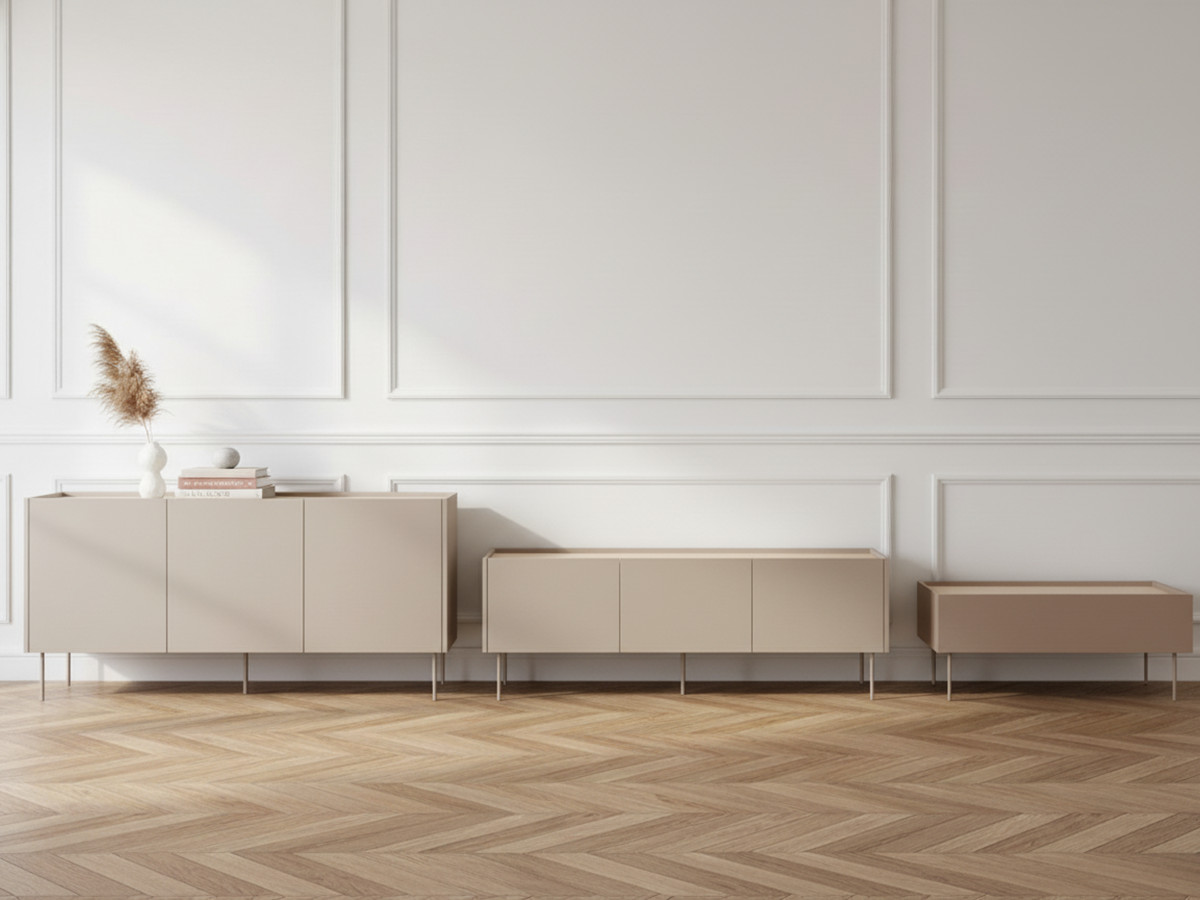 ATLAS set met 170 cm dressoir + 170 cm tv-meubel + 120 cm salontafel