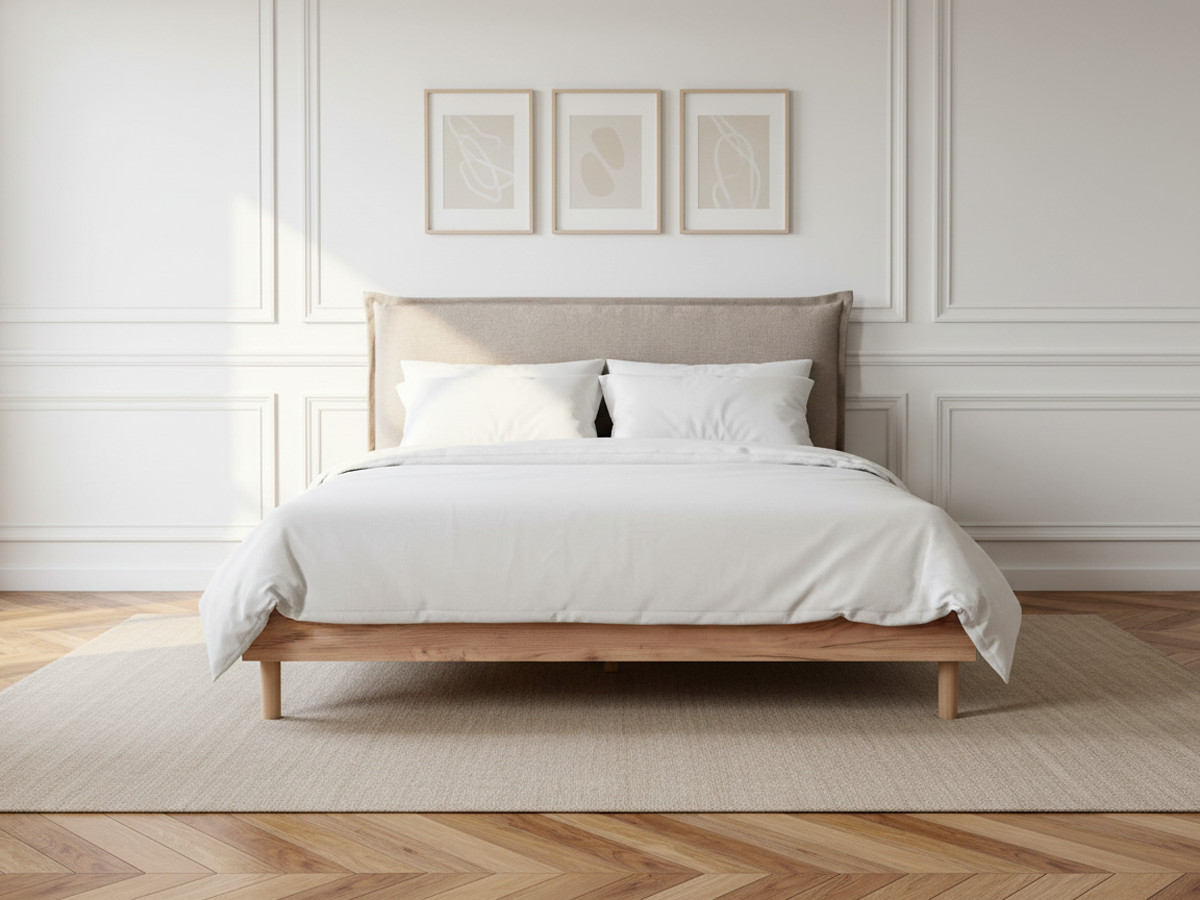 CHARLIE bed met massieve lattenbodem